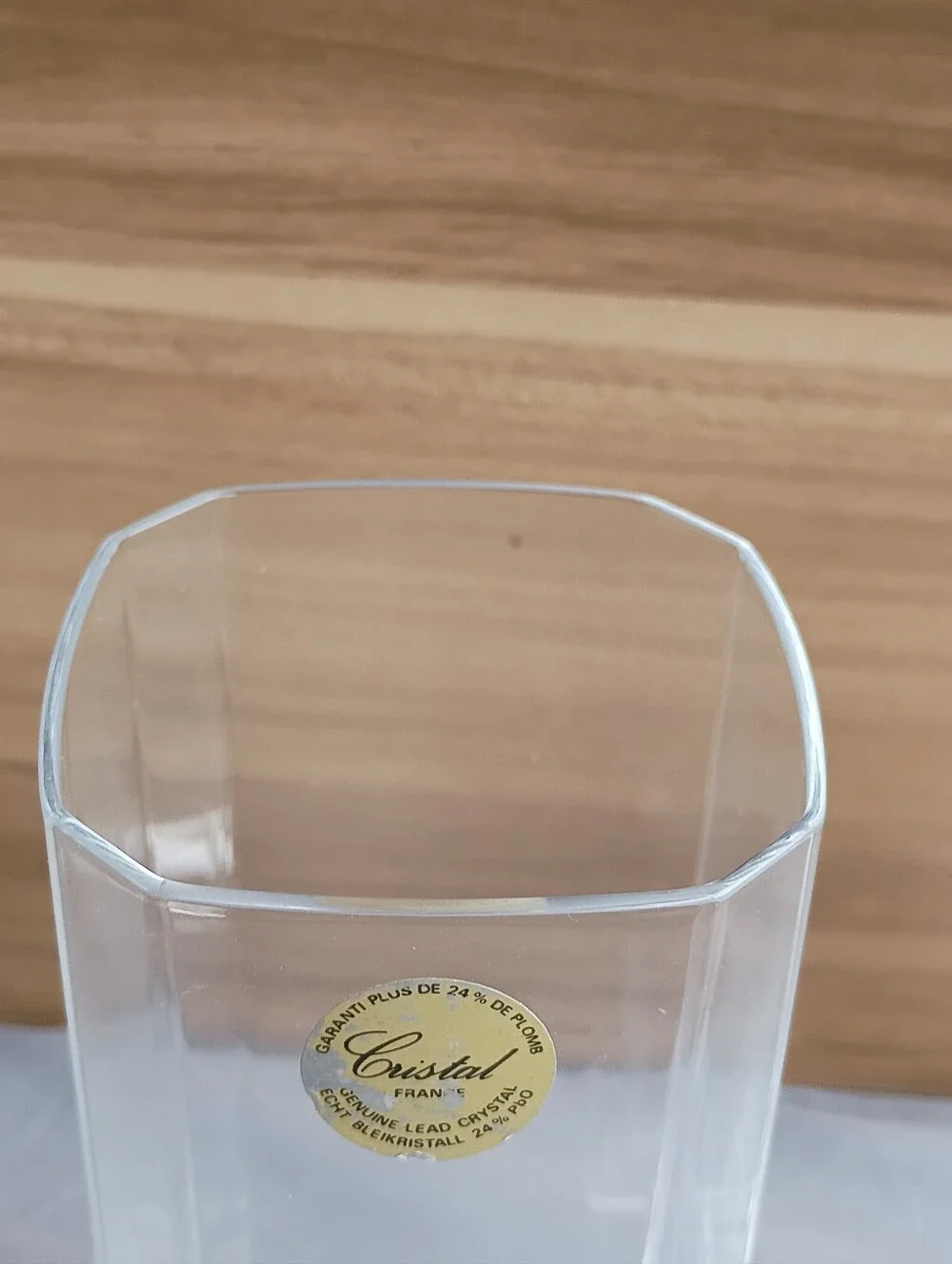 Vintage Cristal d'Arques-Durand full lead crystal highball glasses
